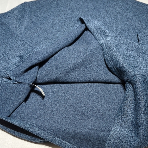 Haggar Men's Heather Blue Zip Up Sweater - Picture 10 of 13